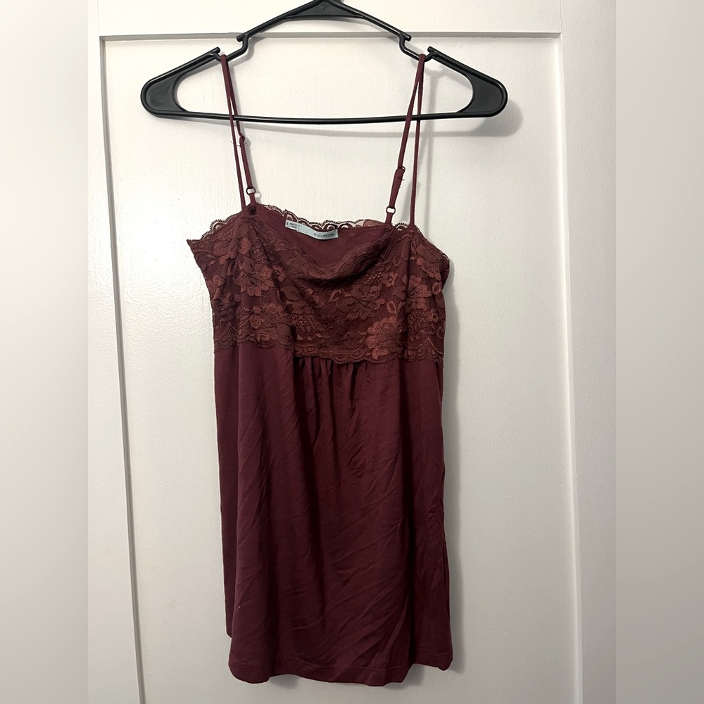 Maurice’s maroon top.  Light weight and comfortable. Size Small
